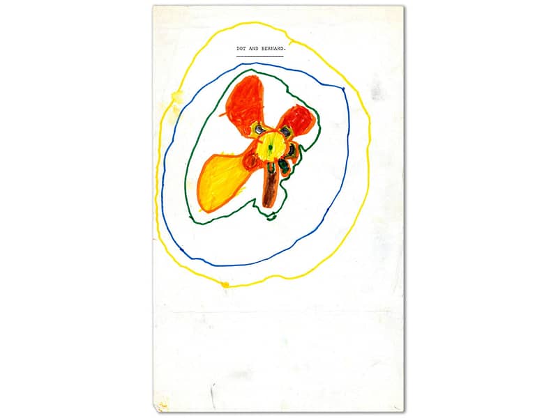 FACSIMILE OF CHILDHOOD DRAWING BY JULIAN