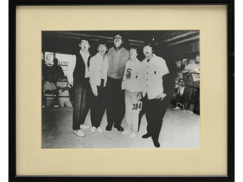 M THE BEATLES AND CASSIUS CLAY BY HARRY BENSON