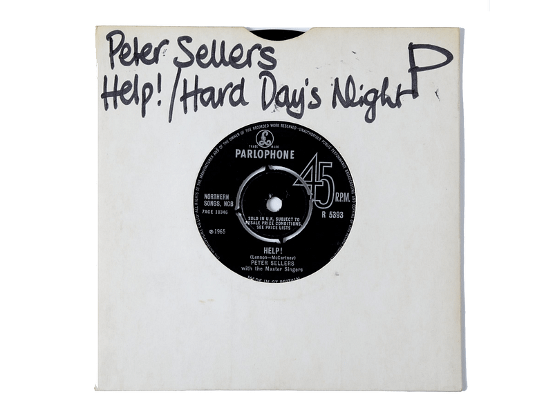 THE BEATLES AND PETER SELLERS 7 INCH RECORD