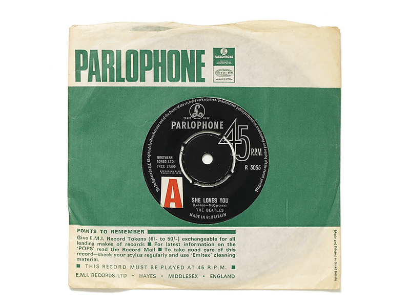 THE BEATLES PARLOPHONE SINGLE