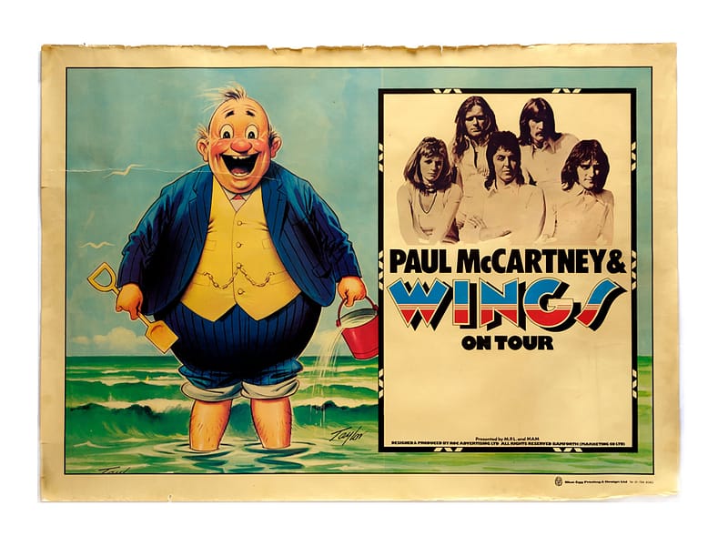 TOUR POSTER FOR PAUL MCCARTNEY AND WINGS