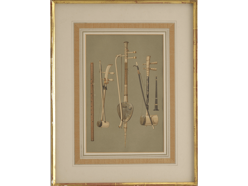 PRINT OF MUSICAL INSTRUMENTS