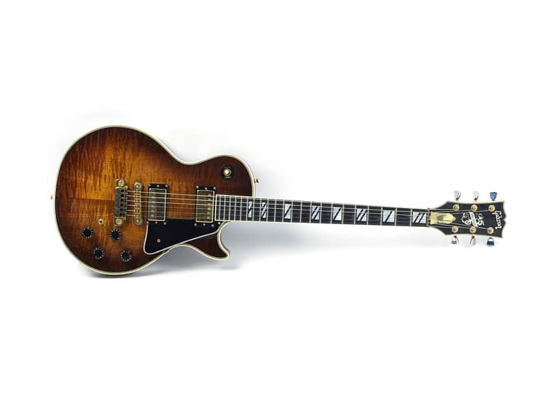 GIBSON LES PAUL 25/50 IN TOBACCO SUNBURST FINISH (in brown contour Gibson case)